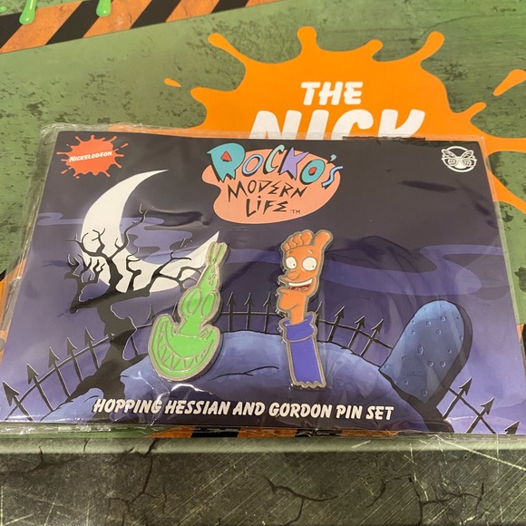 Culturefly Accessories - Rocko’s Modern Life Enamel Pin Set